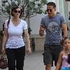 Kiersten Warren and family out shopping in Hollywood.Los Angeles.