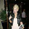 Kimberly Wyatt from the Pussycat Dolls 
leaving Studio Valbonne..