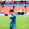 Kris Allen
American Idol appears at Land Shark Stadium prior to his performance at the Miami Dolphins tailgate party.