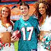 Kris Allen
American Idol appears at Land Shark Stadium prior to his performance at the Miami Dolphins tailgate party.