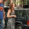 Leighton Meester
on the set of 'Gossip Girl' filming on location in Manhattan.