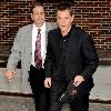 Matt Damon outside the Ed Sullivan Theater for the 'Late Show With David Letterman' New York City.