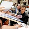 Matt Damon outside the Ed Sullivan Theater for the 'Late Show With David Letterman' New York City.