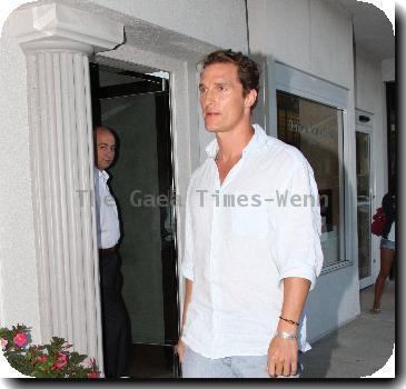 Matthew McConaughey at Nobu.