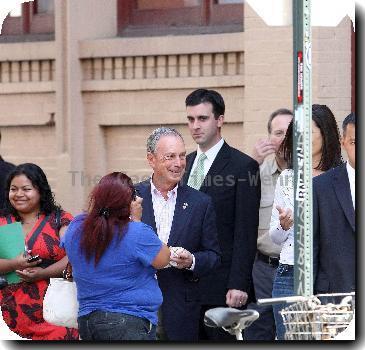 Mayor Michael Bloomberg
buying some Mexican street food while filming a documentary in SoHo
New York City, USA - 04.09.09
Mandatory Credit:WENN/IANS