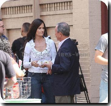 Mayor Michael Bloomberg
buying some Mexican street food while filming a documentary in SoHo
New York City, USA - 04.09.09
Mandatory Credit:WENN/IANS