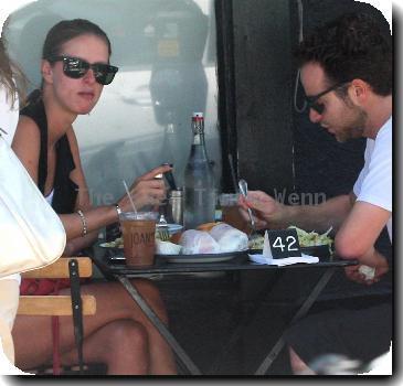 Nicky Hilton having lunch with a friend in Hollywood.