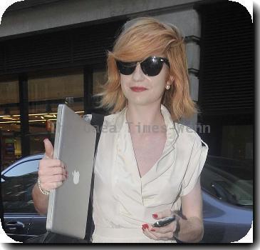Nicola Roberts arriving at the Mayfair Hotel. London.