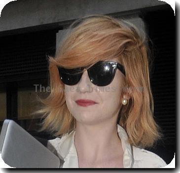 Nicola Roberts arriving at the Mayfair Hotel. London.
