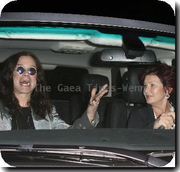 Ozzy Osbourne and Sharon Osbourne