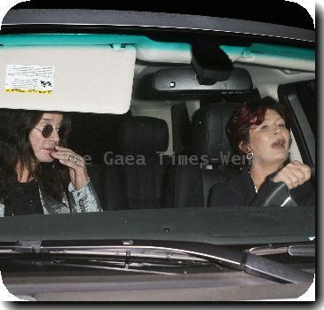 Ozzy Osbourne and Sharon Osbourne