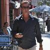 Pierce Brosnan seen leaving a coffee shop in Beverly Hills.  Los Angeles.