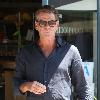 Pierce Brosnan seen leaving a coffee shop in Beverly Hills.  Los Angeles.