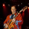 The Reverend Horton Heat and his band
perform at the House of Blues.