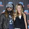 Sherri Moon Zombie promotes Dimension Films' 'Halloween II' with a memorabilia donation at Planet Hollywood Times Square New York City.