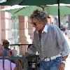 Rod Stewart outside a medical building in Beverly Hills. Beverly Hills.