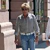 Rod Stewart outside a medical building in Beverly Hills. Beverly Hills.