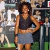 Serena Williams unveils her new wax figure at Madame Tussauds in Times Square New York City.