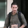 **Exclusive**Shia LaBeouf carries the Financial Times newspaper to a meeting New York City.