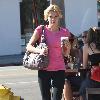 **Exclusive**
Sophie Monk
stops off for breakfast while out and about in Hollywood.
