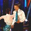 Chris Hollins & Ola Jordan perform on 'Strictly Come Dancing'.  Shown on BBC1.England