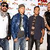 AJ Mclean, Brian Littrell, Howie Dorough and Nick Carter of the Backstreet Boys  at 104.6 RTL's free concert