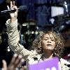 Whitney Houston performing live on 'Good Morning America's Summer Concert Series' at Rumsey Playfield New York City.