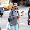 Whitney Port dresses for comfort while out and about in Soho New York City.