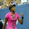 Venus Williams of the United States in actionagainst Magdalena Rybarikova of Slovakia during day five of the 2009 U.S. Open at the USTA Billie Jean King National Tennis Center on September 4, 2009 in Flushing Meadow, USA.Williams went on to win the match 6-2, 7-5New York City.