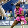 Venus Williams of the United States in actionagainst Magdalena Rybarikova of Slovakia during day five of the 2009 U.S. Open at the USTA Billie Jean King National Tennis Center on September 4, 2009 in Flushing Meadow, USA.Williams went on to win the match 6-2, 7-5New York City.