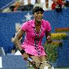 Venus Williams of the United States in actionagainst Magdalena Rybarikova of Slovakia during day five of the 2009 U.S. Open at the USTA Billie Jean King National Tennis Center on September 4, 2009 in Flushing Meadow, USA.Williams went on to win the match 6-2, 7-5New York City.