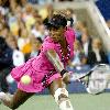 Venus Williams of the United States in actionagainst Magdalena Rybarikova of Slovakia during day five of the 2009 U.S. Open at the USTA Billie Jean King National Tennis Center on September 4, 2009 in Flushing Meadow, USA.Williams went on to win the match 6-2, 7-5New York City.