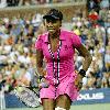 Venus Williams of the United States in actionagainst Magdalena Rybarikova of Slovakia during day five of the 2009 U.S. Open at the USTA Billie Jean King National Tennis Center on September 4, 2009 in Flushing Meadow, USA.Williams went on to win the match 6-2, 7-5New York City.