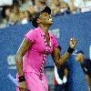 Venus Williams of the United States in actionagainst Magdalena Rybarikova of Slovakia during day five of the 2009 U.S. Open at the USTA Billie Jean King National Tennis Center on September 4, 2009 in Flushing Meadow, USA.Williams went on to win the match 6-2, 7-5New York City.