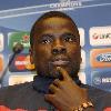 Emmanuel Eboue.Arsenal press conference at the Hotel Sheridan ahead of the Champions League match with AK Alkmaar.Amsterdam.