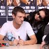 Nick Carter  of the Backstreet Boys signing autographs at Alexa Shopping Mall. Berlin.