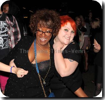 Beth Dittoshows off her new bright red hair outside of the Proud Galleries where The Gossip performedLondon.