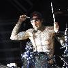 Blink 182 perform at First Midwest Bank amphitheater in Tinley Park.