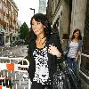 Christine Bleakley
leaving the BBC Radio One studios.