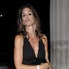 Cindy Crawford returns to her hotel after attending The Times BFI London Film Festival: Fantastic Mr Fox.