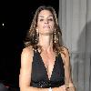 Cindy Crawford returns to her hotel after attending The Times BFI London Film Festival: Fantastic Mr Fox.