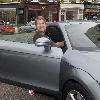 **Exclusive**British comedian James Cordan shows off his Audi TT that was lent to him my the car company London.