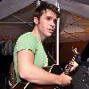 Former 'American Idol' star Kris Allen performs prior to the Miami Dolphins vs New Orleans Saints game at Land Shark Stadium.