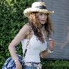 La Toya Jackson leaving Lloyd Klein Couture after having a dress fitting Los Angeles.