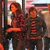 Mandy Moore and husband Ryan Adamsvisit a movie theater in Hollywood together Los Angeles.