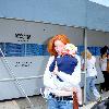 Marcia Cross takes her kid to the Color Me Mine art studio in Beverly Hills Los Angeles, California – Marcia Cross takes her kid to the Color Me Mine art studio in Beverly Hills Los Angeles, California –