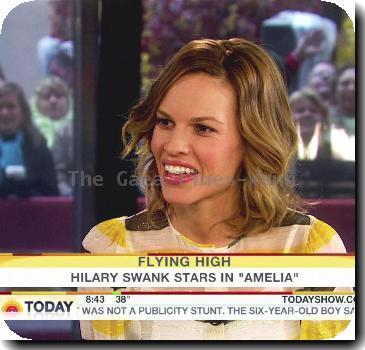 Hilary Swank discusses her new role in the movie 'Amelia' and her work with animal welfare charities with Meredith Vieira on NBC's Today Show
USA