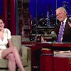 Rumer Willistalks to David Letterman, he asks how if is having Bruce Willis as a father and she says