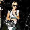 Paris Hilton 
arrives at LAX airport after catching a flight from London.