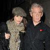 Actress Rachel Weisz with wearing a flat cap and scarf as she leaves the Donmar Warehouse Theatre after performing in the 'Streetcar Named Desire' with Sir Ian McKellen..